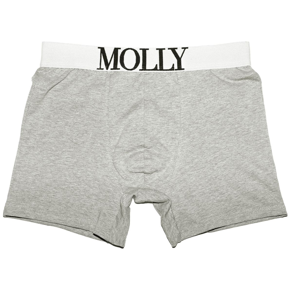 GREY MOLLY BOXERS