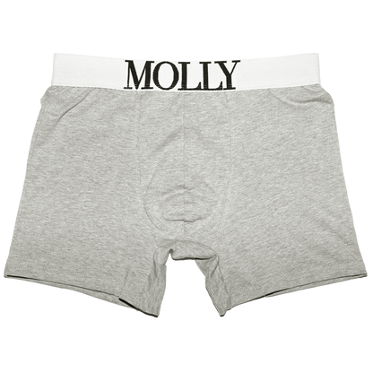 GREY MOLLY BOXERS