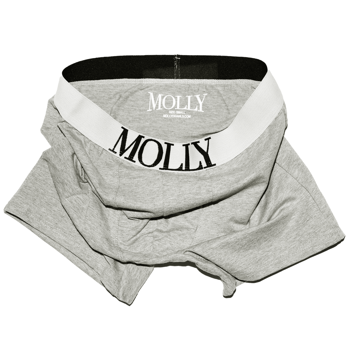 GREY MOLLY BOXERS